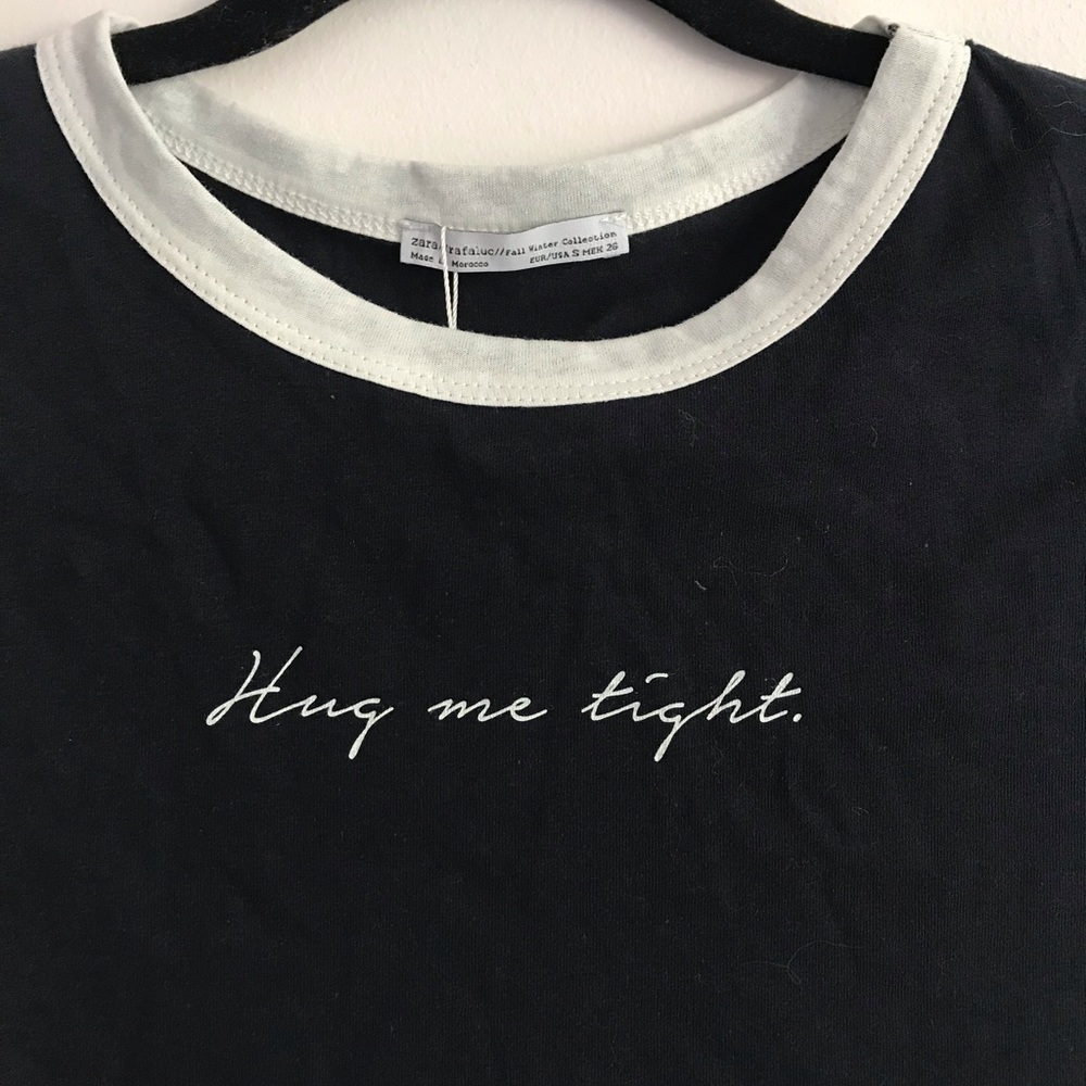 Zara ‘Hug Me Tight’ Ringer Tee - Picture 2 of 4